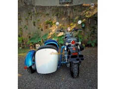 Sidecar Honda Monkey Blue Edition